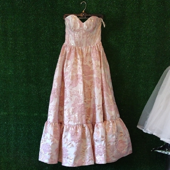 Elegant Pink Floral Women's Dress Prom In Other Occasions - Picture 1 of 3